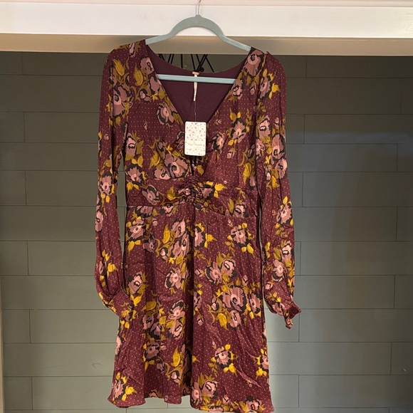 Free People Dresses & Skirts - NWT Free People Morning Light Floral Fit & Flare Mini Dress‎